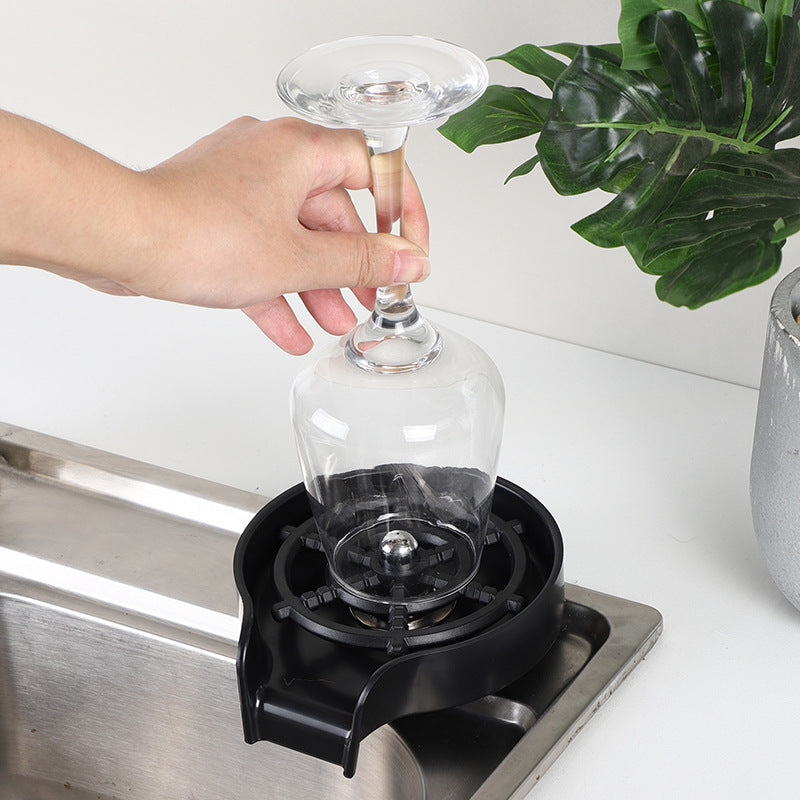 Household stainless steel cup washer Kitchen sink Commercial bar automatic cup washing artifact ABS plastic