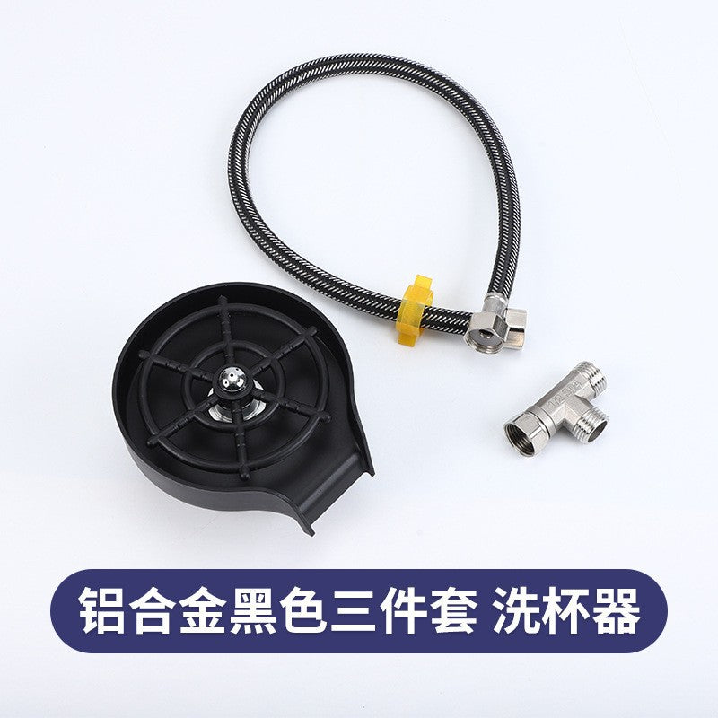Household stainless steel cup washer Kitchen sink Commercial bar automatic cup washing artifact ABS plastic