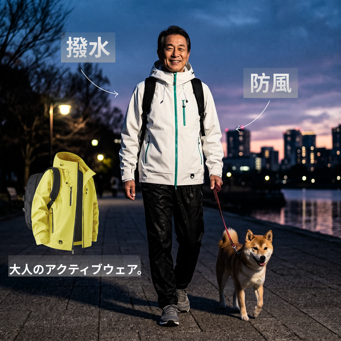 【男女兼用】売上No.1究極の全天候型・撥水マウンテンパーカー