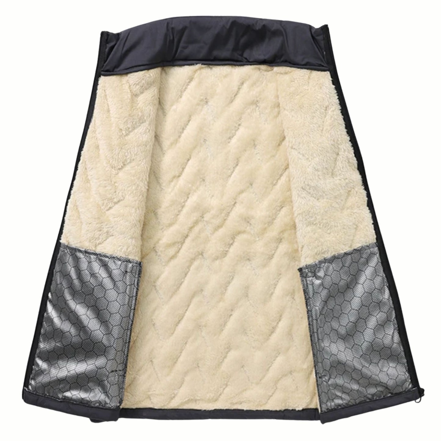 【冬の定番】【極暖】男女兼用 裏起毛フリースベスト｜防風・軽量・アウトドア対応