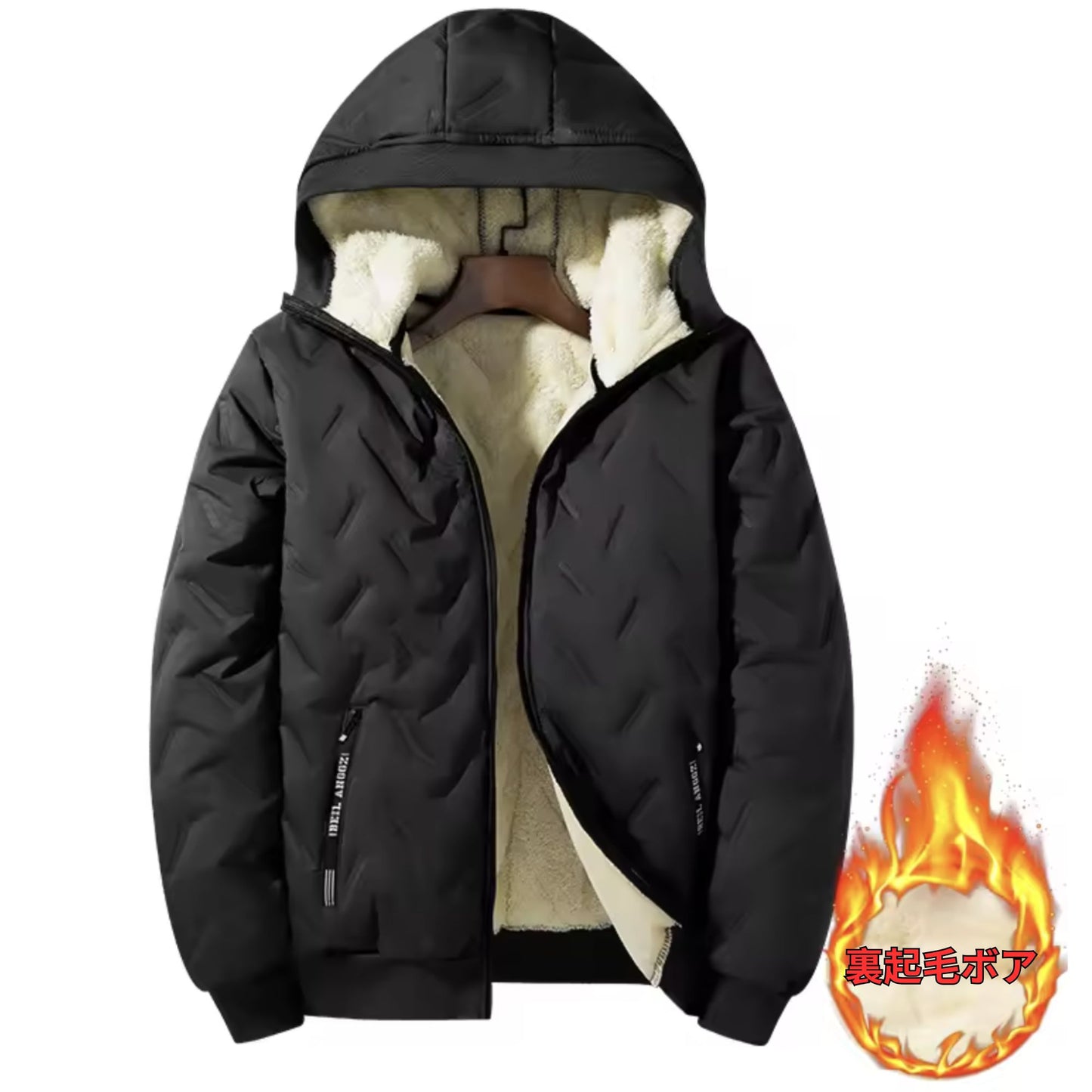 【冬の定番】【暖かさ重視】
男女兼用 裏起毛フリースジャケット™｜防風・保温・軽量設計