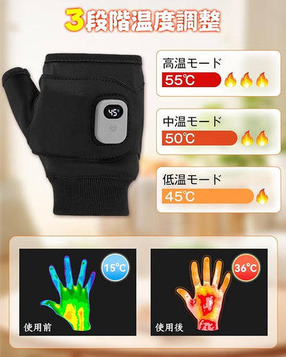 USB充電式ヒーター手袋｜速暖・高保温・冬必須アイテム