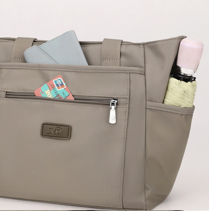 シンプル軽量ナイロントートバッグ｜大容量・通勤通学に最適・2WAYショルダー