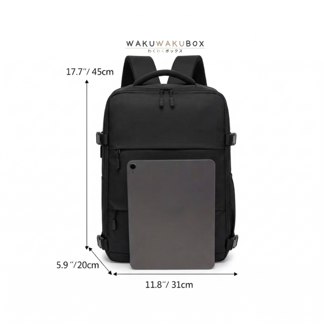 【2026年最新モデル】【SmartCarry Pro】【もう荷物で悩まない】 スーツケースのように開くスマートバックパック｜肩と腰の負担を軽減・出張/旅行/ジム
