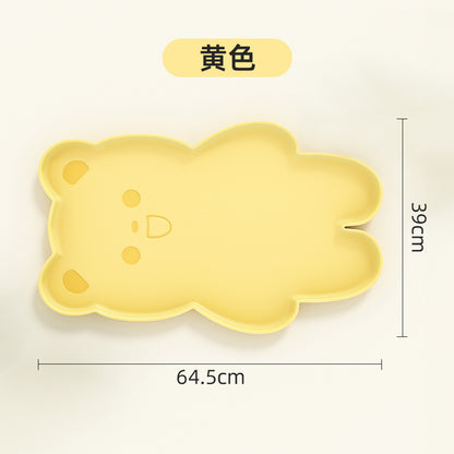 Amazon hot selling anti-overflow non-slip waterproof easy to clean daily necessities pet silicone placemat cat dog mat placemat