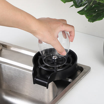 Household stainless steel cup washer Kitchen sink Commercial bar automatic cup washing artifact ABS plastic