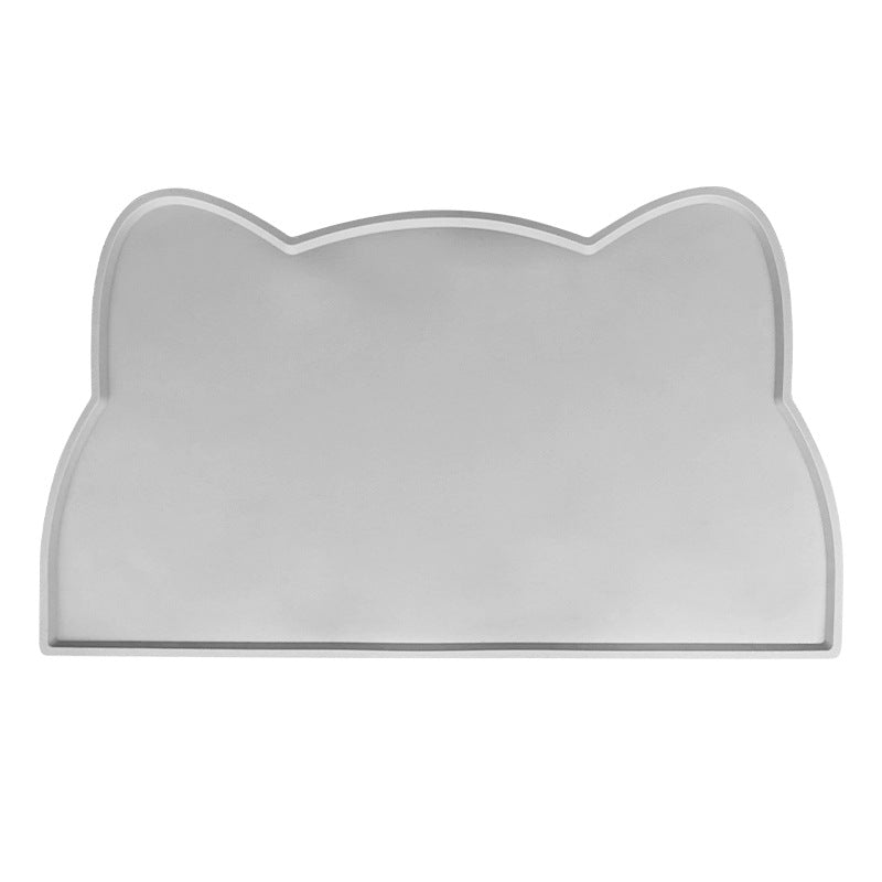 Amazon hot selling anti-overflow non-slip waterproof easy to clean daily necessities pet silicone placemat cat dog mat placemat