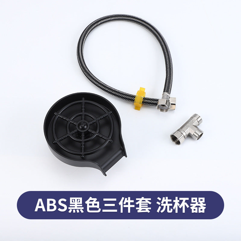 Household stainless steel cup washer Kitchen sink Commercial bar automatic cup washing artifact ABS plastic