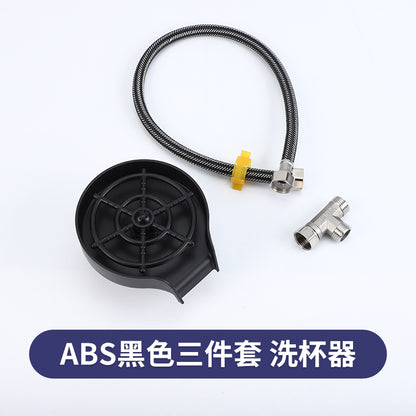 Household stainless steel cup washer Kitchen sink Commercial bar automatic cup washing artifact ABS plastic