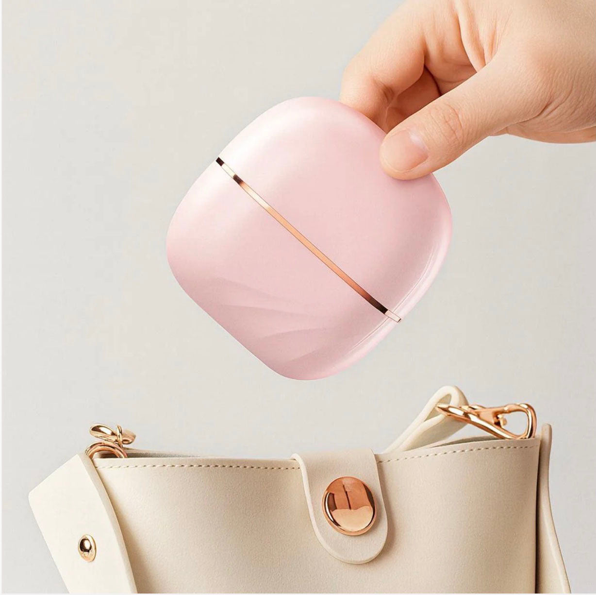 ヒートブラシ コードレス ヘアアイロン ストレートブラシ ミニ ポータブル 携帯用 ヘアアイロン ブラシ型 前髪 アイロン 簡単スタイリング 持ち運び 軽量 通勤通学 出張 旅行先 プレゼント 海外対応 送料無料